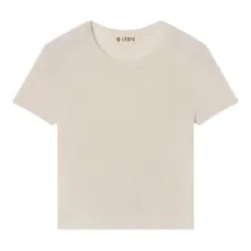 Кашемировая футболка с короткими рукавами