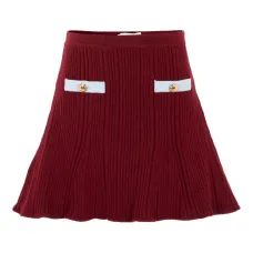 Юбка в рубчик