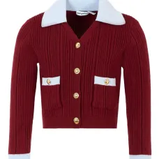 Кардиган в рубчик