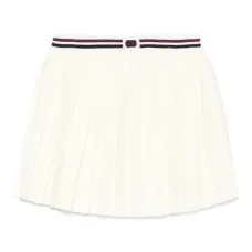 Плиссированная юбка в полоску