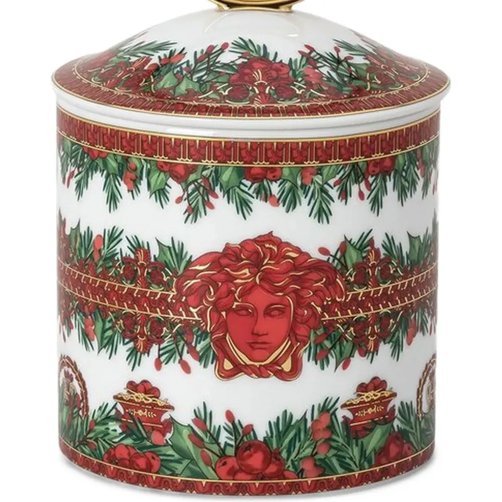 Фарфоровая банка с декором Medusa