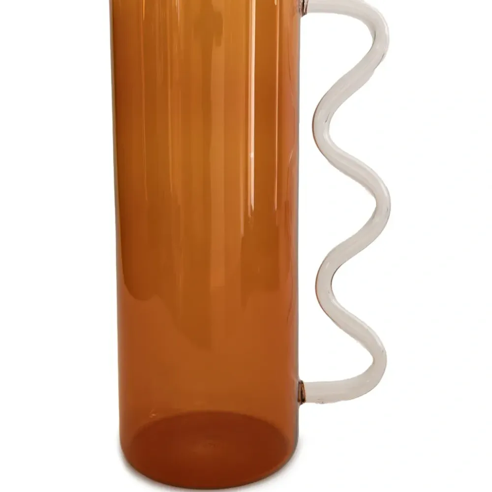 Стеклянный кувшин (25 x 10 см)