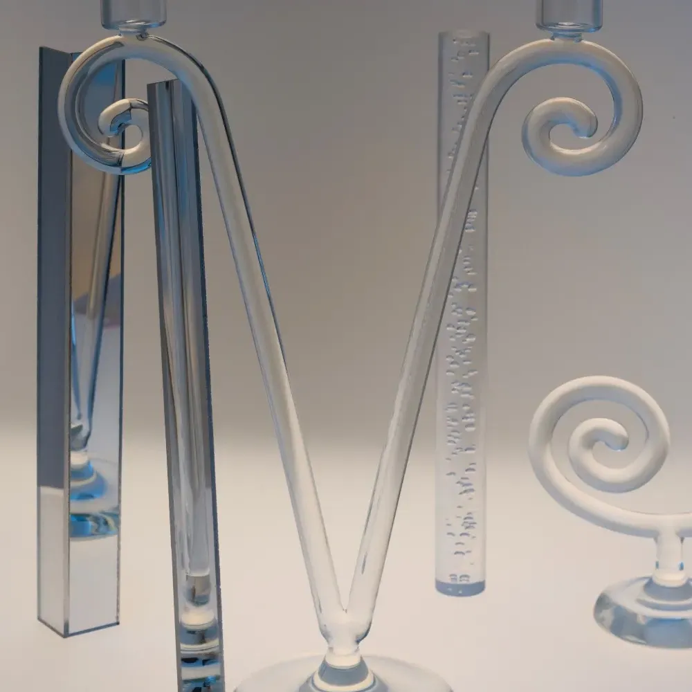 Подсвечник в двух тонах