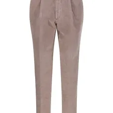 Вельветовые брюки со складками