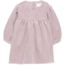 Фактурное платье со сборками