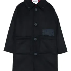 Пальто с накладными карманами