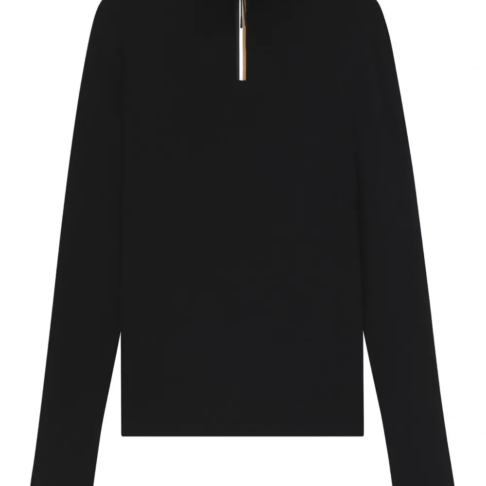 Свитер с высоким воротником на молнии