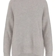 Кашемировый свитер с круглым вырезом Кашемировый свитер с круглым вырезом