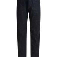 Джинсы с контрастной строчкой Джинсы с контрастной строчкой