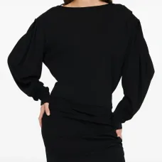 Платье мини с драпировкой Платье мини с драпировкой