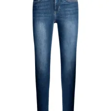 Джинсы скинни со стразами