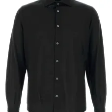 Шерстяная рубашка с длинными рукавами