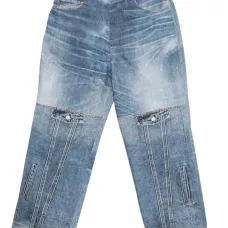 Джинсы с принтом