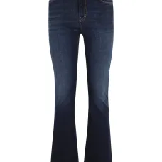 Расклешенные джинсы с карманами