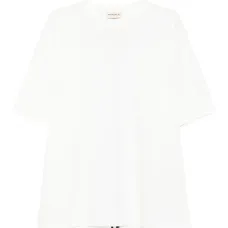 Футболка с отделкой в полоску