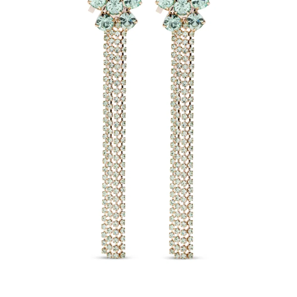 Серьги в форме цветов