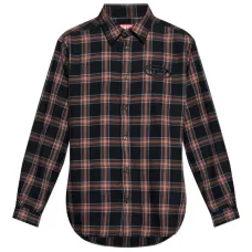 Рубашка в клетку с вышивкой