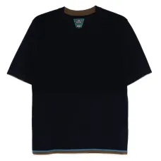 Шерстяной свитер с короткими рукавами