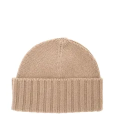 Кашемировая шапка бини в рубчик