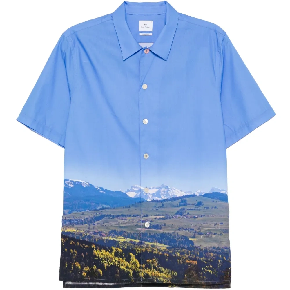 Рубашка с принтом