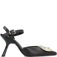 Декорированные босоножки с ремешком на щиколотке