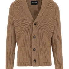 Кардиган в рубчик