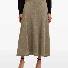 Юбка миди с эластичным поясом Юбка миди с эластичным поясом