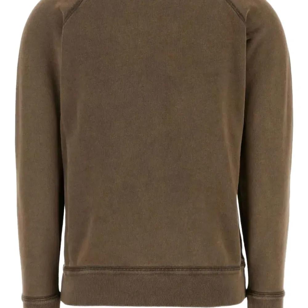 Хлопковый свитшот с вышитым логотипом Хлопковый свитшот с вышитым логотипом