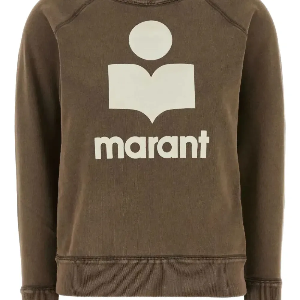 Хлопковый свитшот с вышитым логотипом Хлопковый свитшот с вышитым логотипом