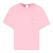 Топ с короткими рукавами и карманом Топ с короткими рукавами и карманом