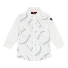 Рубашка с длинными рукавами и логотипом