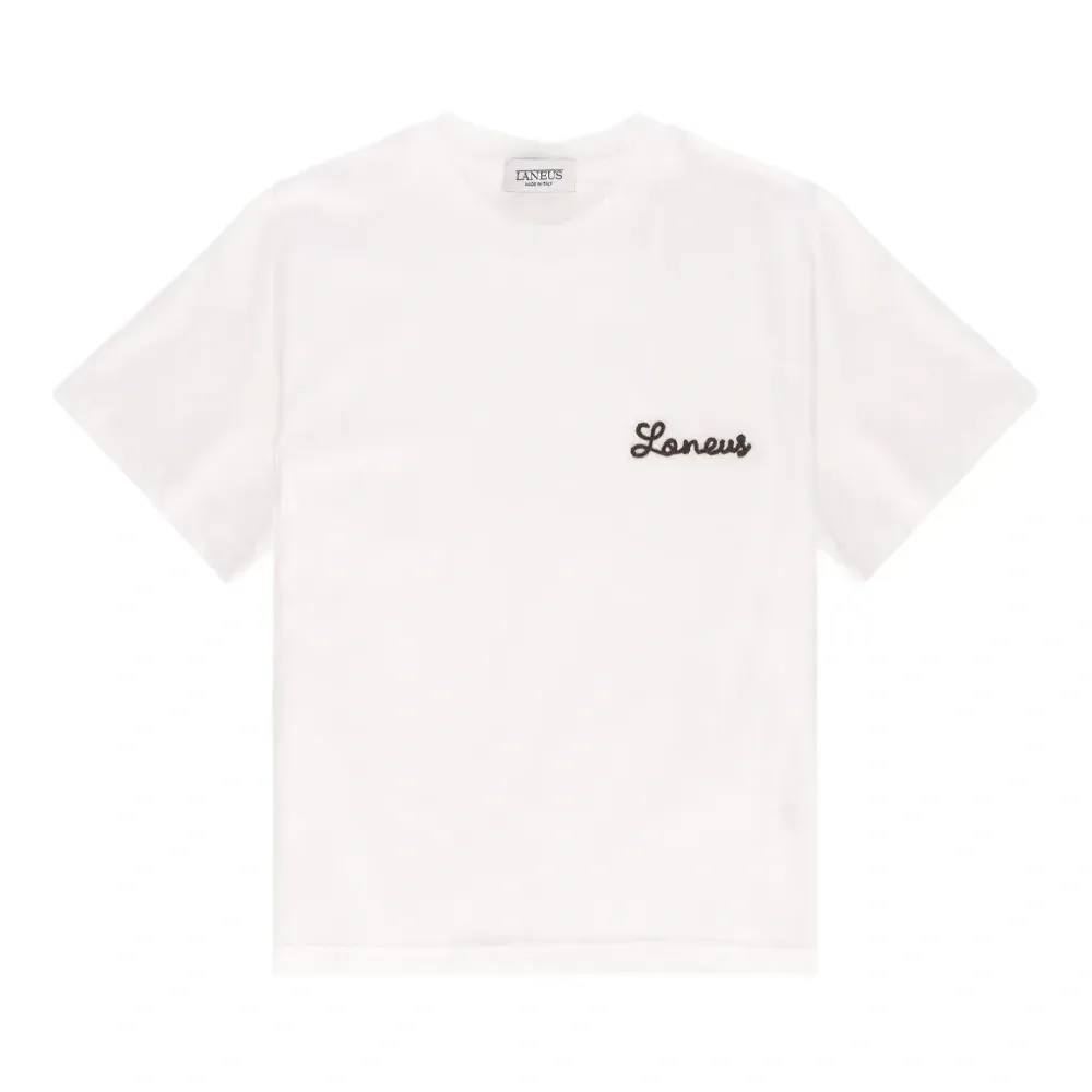 Футболка из джерси с вышивкой логотипа