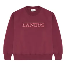 Свитшот из интерлока с вышивкой