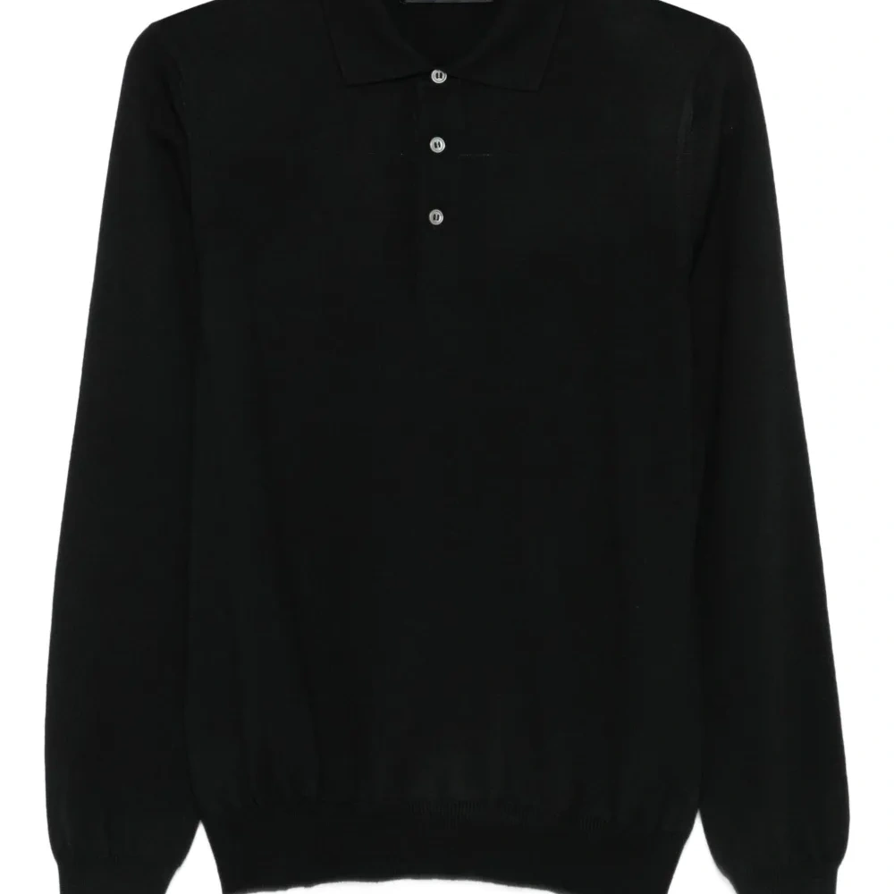 Рубашка поло с длинными рукавами