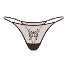 Трусы-стринги Butterfly Gravity с вышивкой