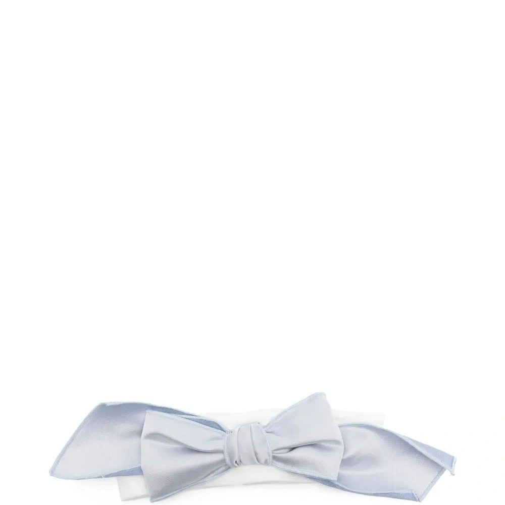 Однотонный бант