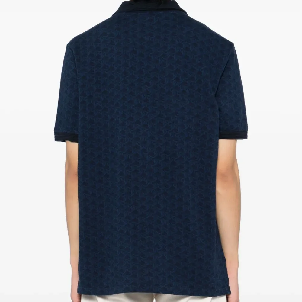 Жаккардовая рубашка поло с монограммой