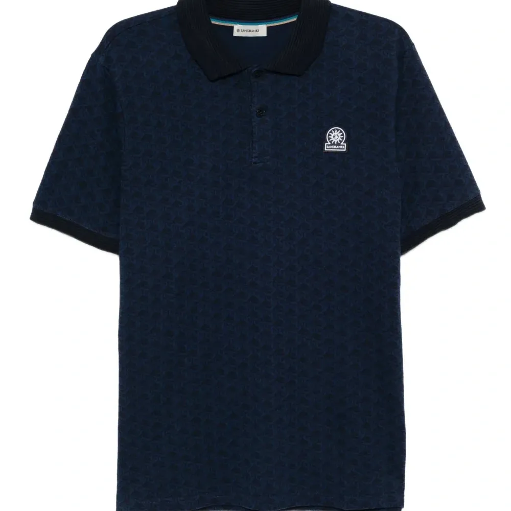 Жаккардовая рубашка поло с монограммой