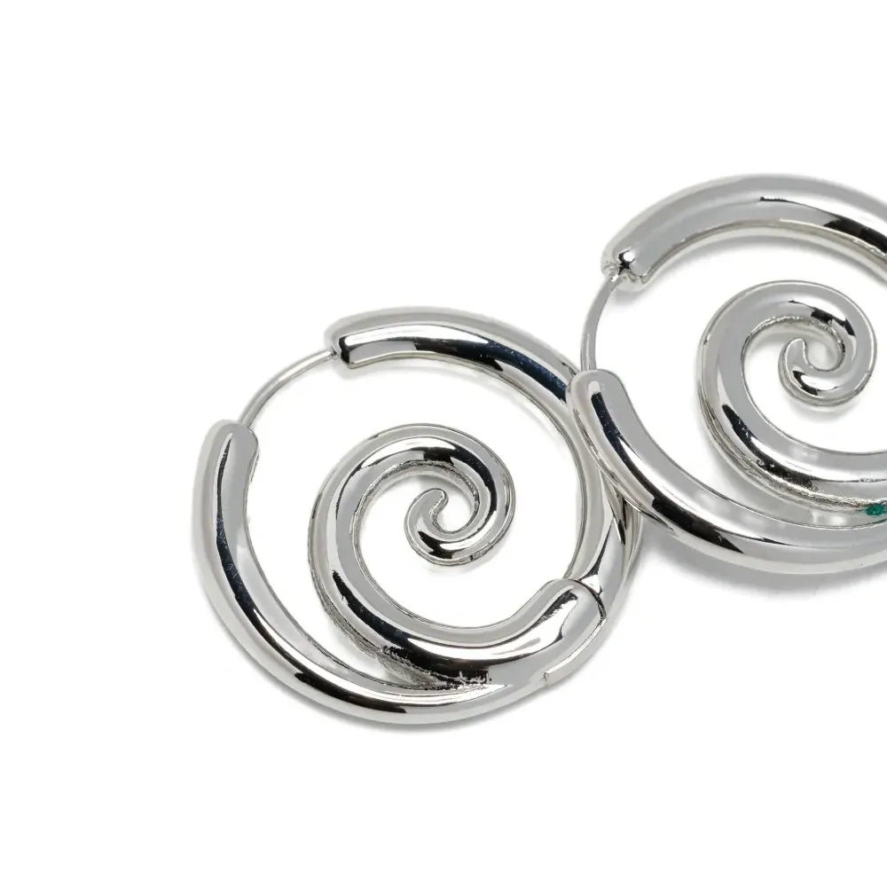 Витые серьги-кольца