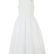 Платье в рубчик без рукавов