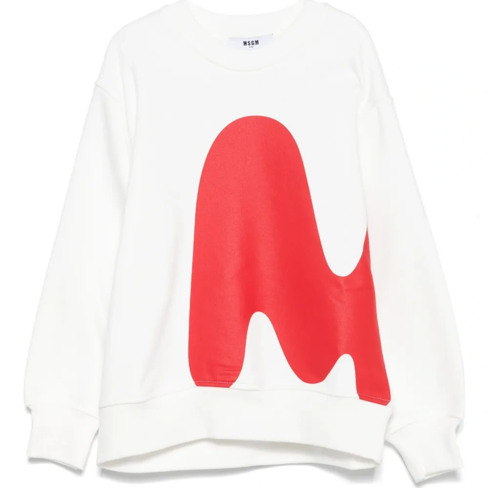 Толстовка с абстрактным принтом