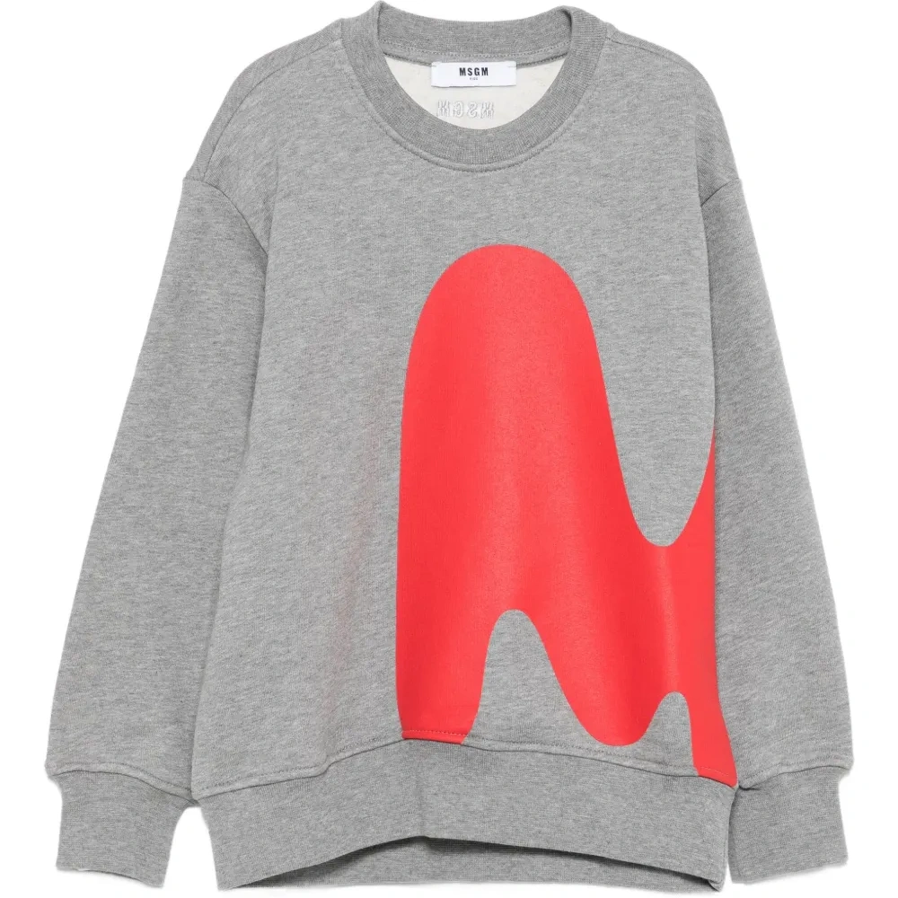 Толстовка с абстрактным принтом