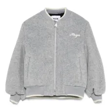 Куртка с объемными рукавами и вышивкой Куртка с объемными рукавами и вышивкой