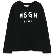 Топ milano с длинными рукавами и логотипом