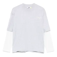 Многослойный топ с длинными рукавами Многослойный топ с длинными рукавами