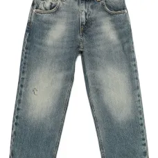 Джинсы с эффектом потертости