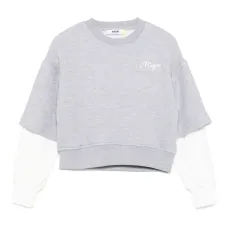 Двухслойная толстовка с вышивкой