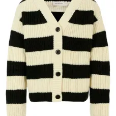 Полосатый кардиган на пуговицах Полосатый кардиган на пуговицах