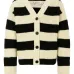 Полосатый кардиган на пуговицах
