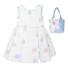 Плиссированное платье с принтом